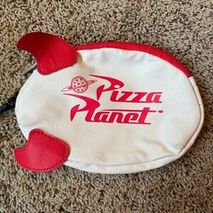Disney Pixar Loungefly Pizza Planet White and Red Pouch
